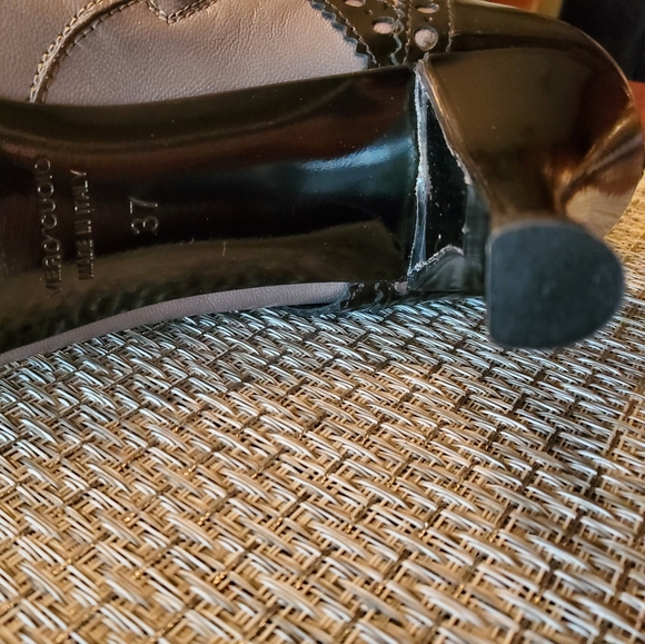 Sergio Rossi, Leather Knee high Boots, Grey - Picture 12 of 13